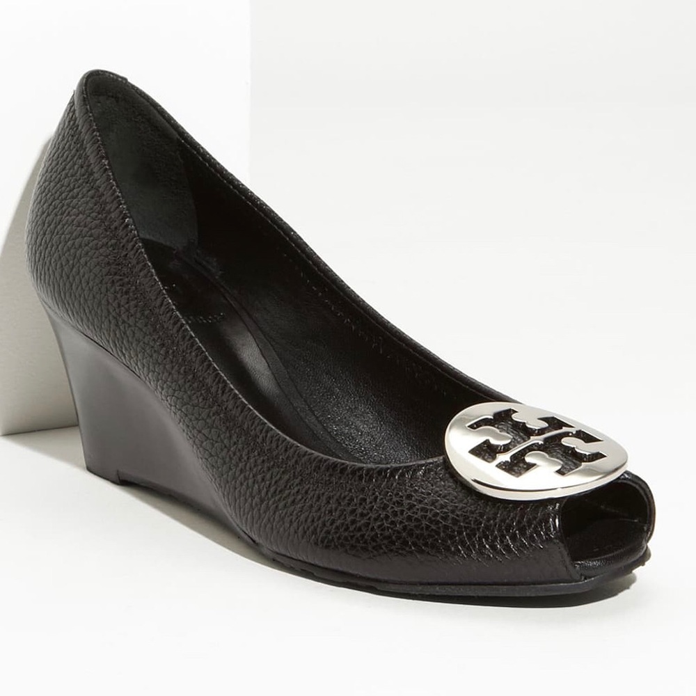 Tory Burch Sally 2 peep toe wedge pump